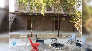 نمای حیاط اقامتگاه بوم گردی نصوری - بندر سیراف - بوشهر